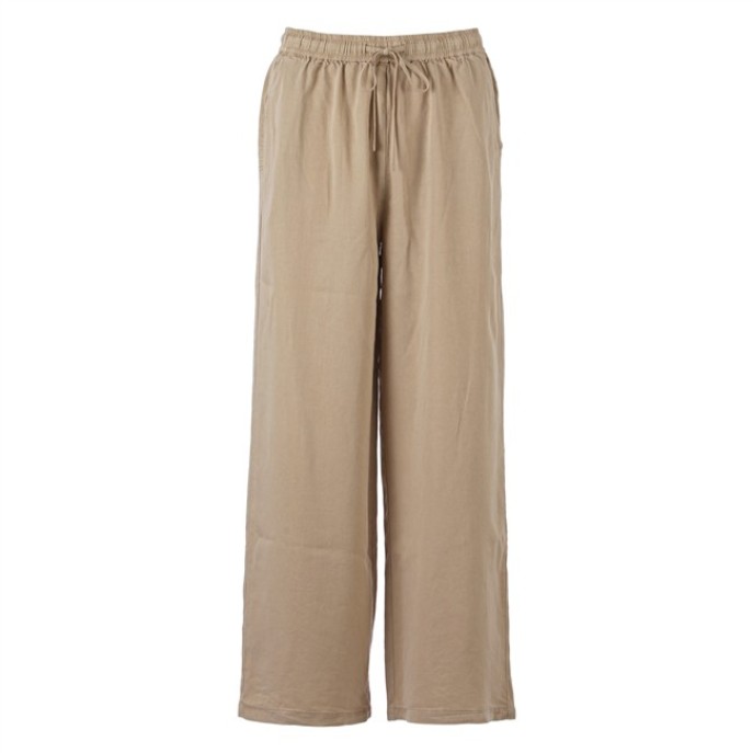 Enjoy Broek wide leg tencel 933101 Zand